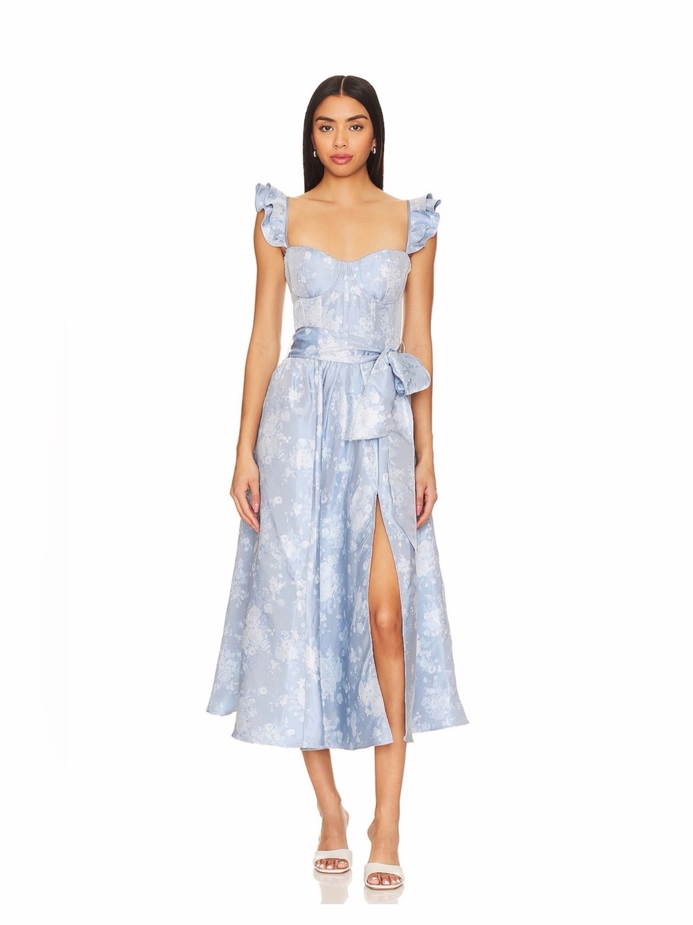V. Chapman Vera corset midi dress